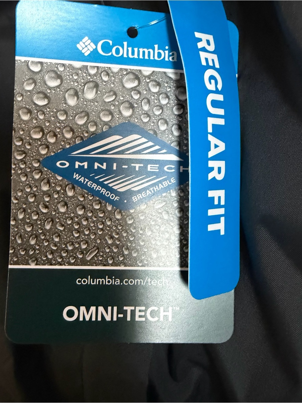 Columbia Men’s Black Windbreaker Jacket - Picture 7 of 8
